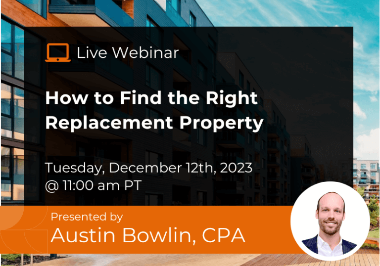 How to Find the Right Replacement Property