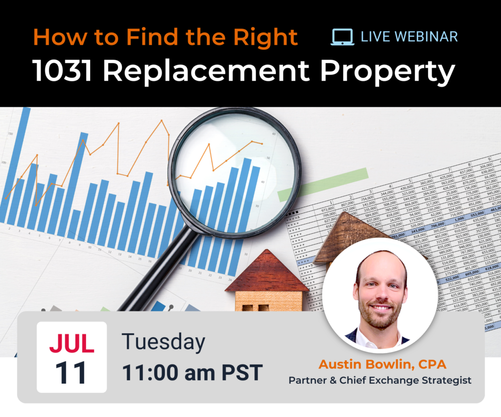 How to Find the Right 1031 Replacement Property