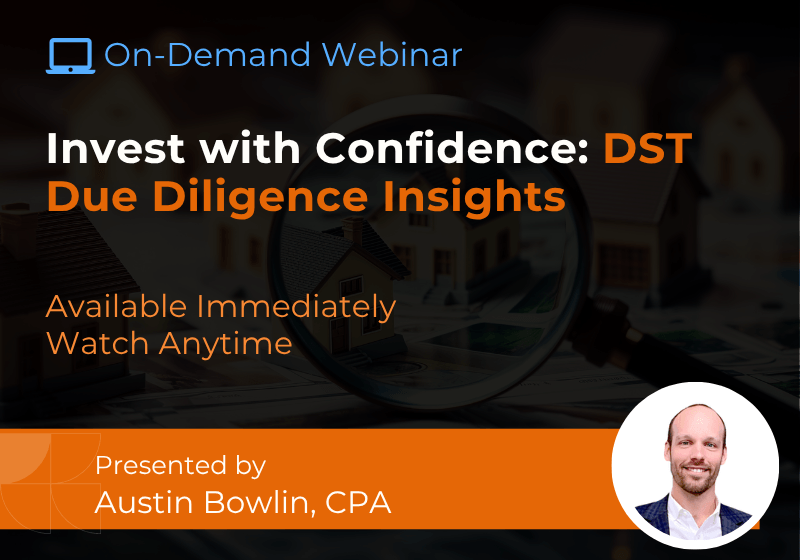 On-Demand 1031 DST Exchange Webinars | Real Estate Transition Solutions